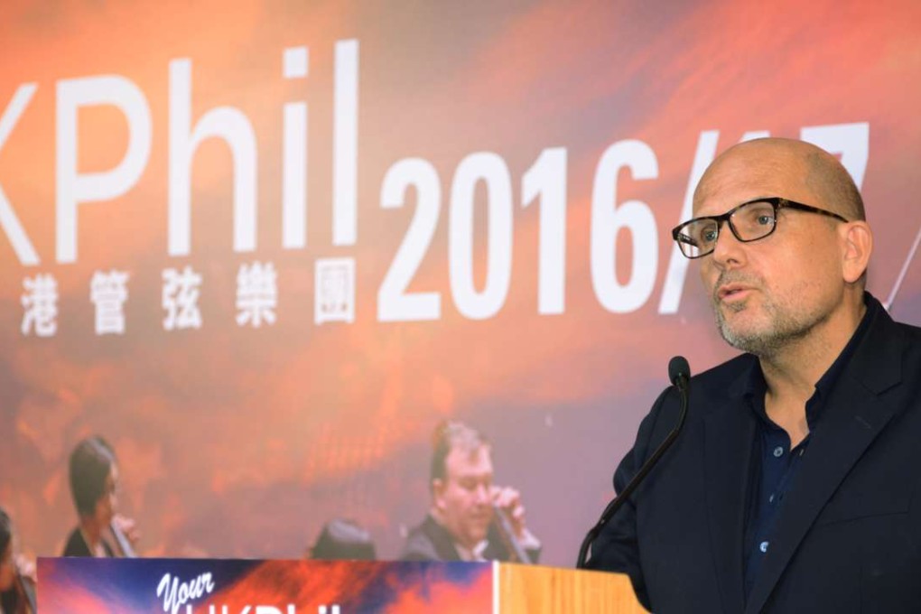 Hong Kong Philharmonic music director Jaap van Zweden.