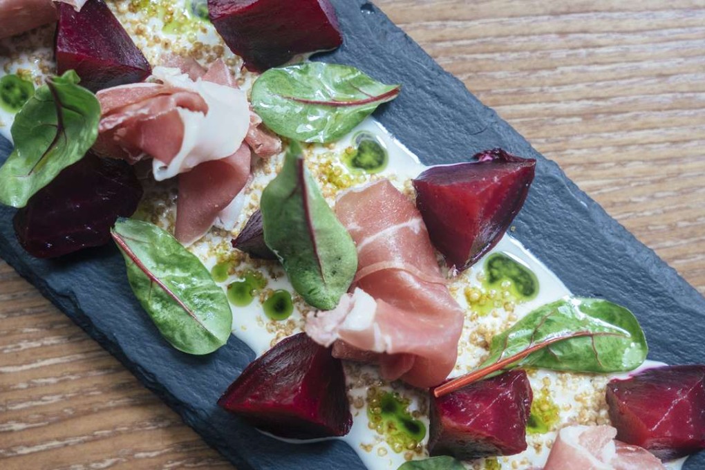 Goat cheese salad at Figaro in Central.