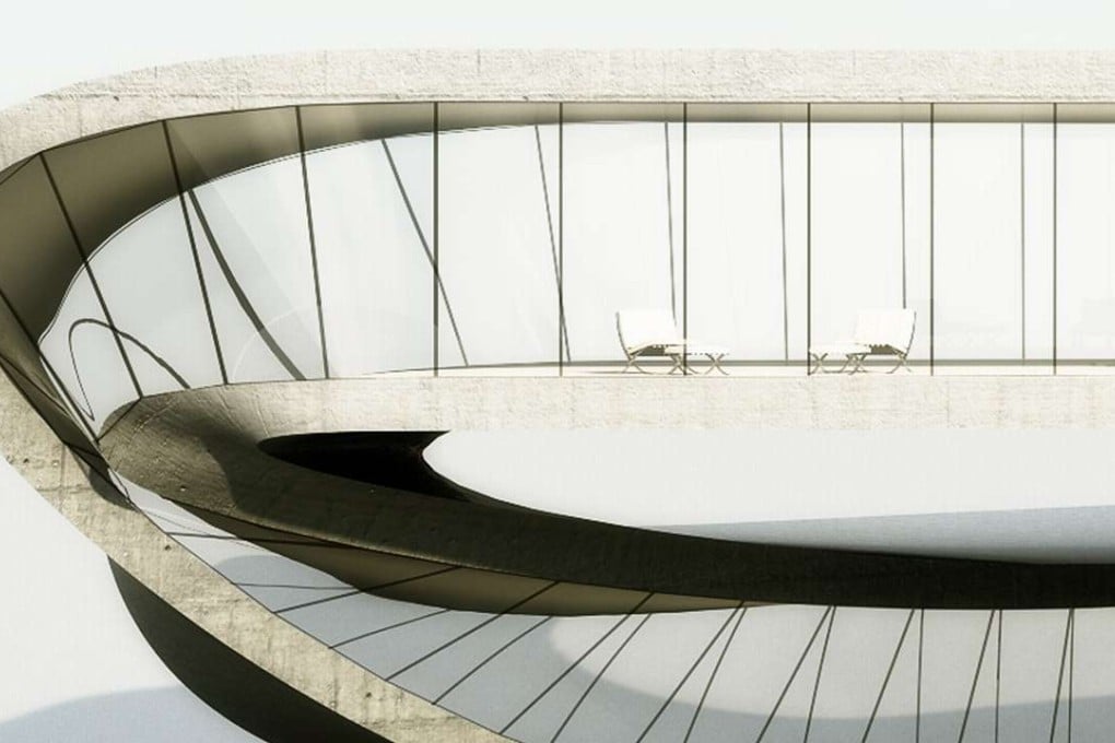 An artist’s rendering of how the Landscape House could look.