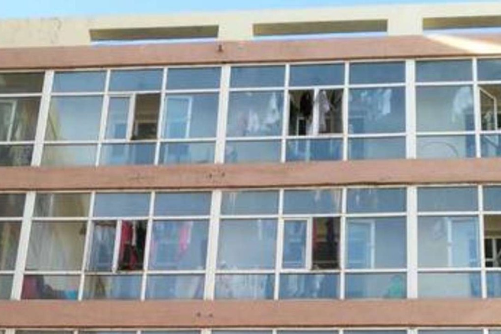 Chinese student Liu Yang died after falling out of a fifth-floor dormitory window in Harbin. Photo: SCMP Pictures