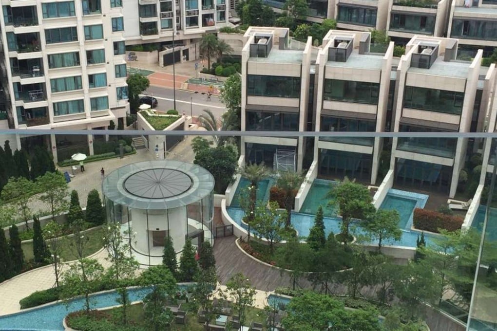 View from the balcony at Providence Peak, Phase Two of the Providence Bay development, in Tai Po