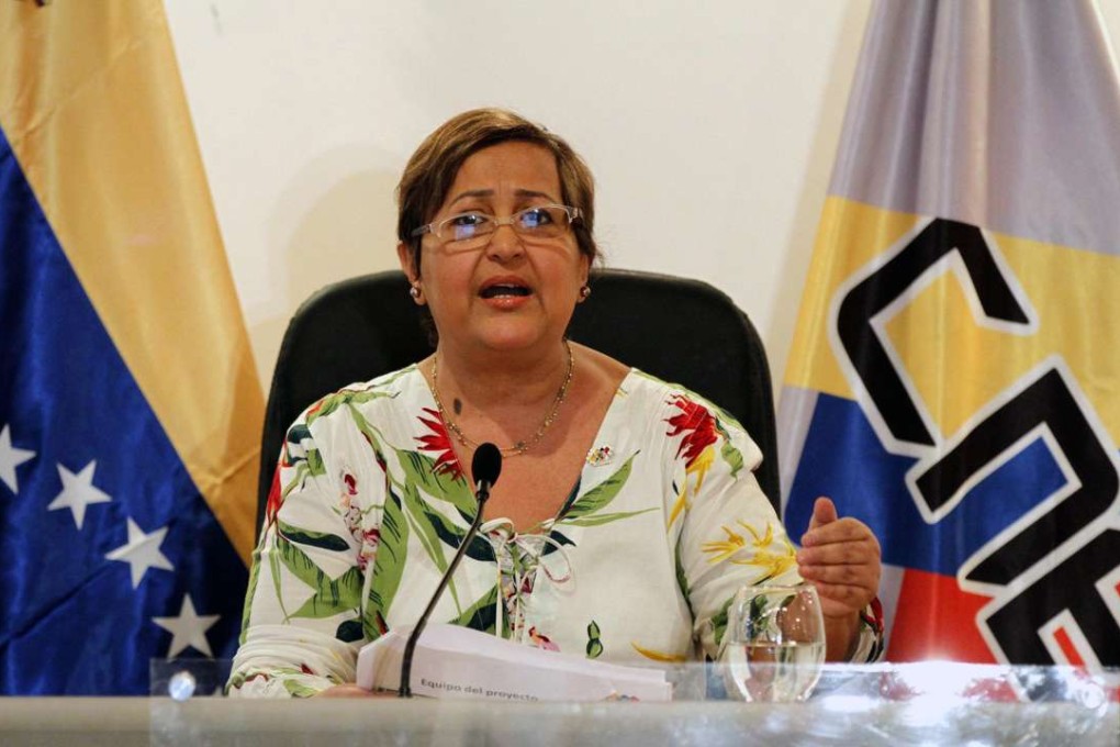 Tibisay Lucena, president of Venezuela's National Electoral Council, announced on Friday the second phase for a recall referendum against President Nicolas Maduro. Photo: Xinhua