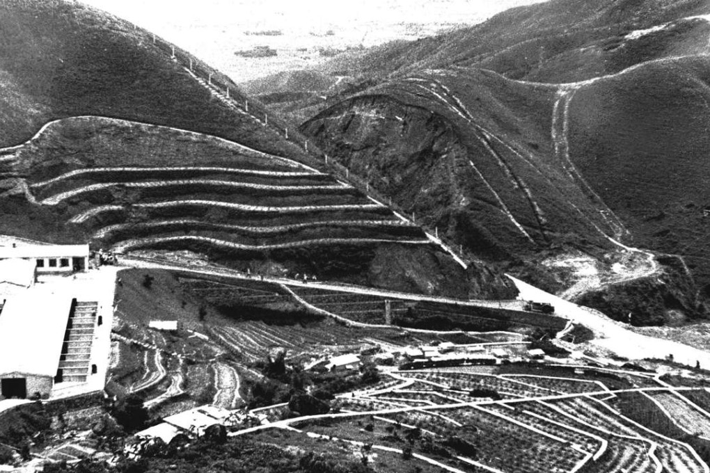 Kadoorie farm around 1957, when it was an ecological desert. Photo: Supplied by Kadoorie Farm and Botanic Garden