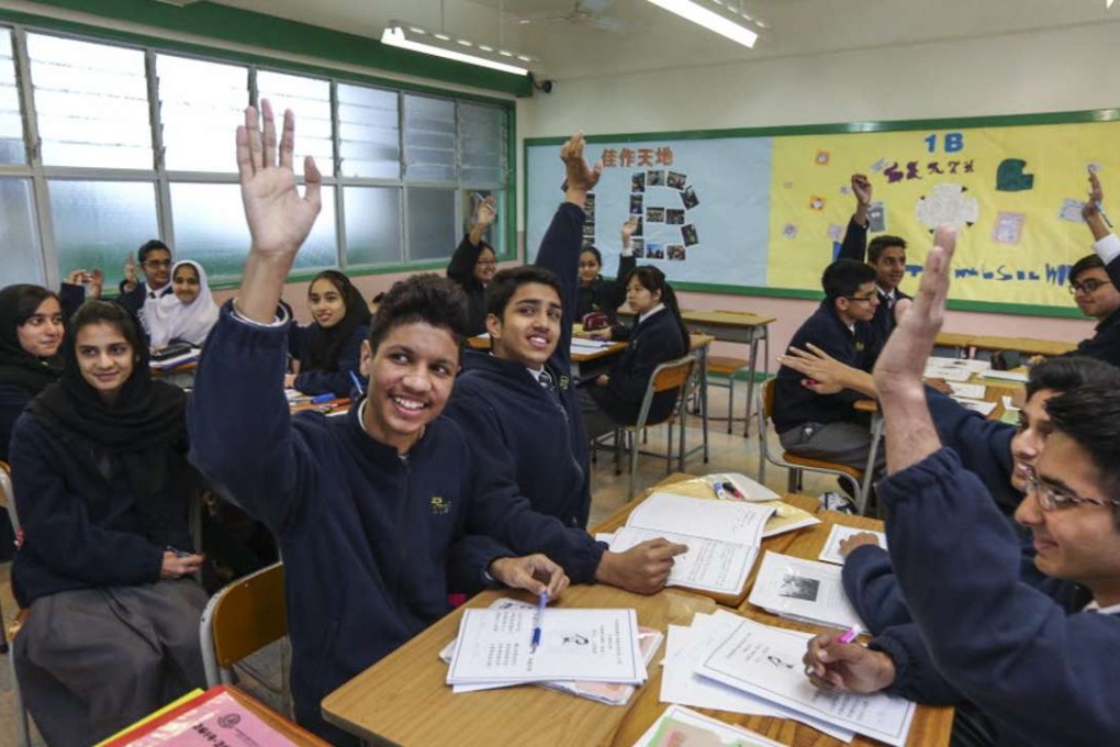 Non-Chinese pupils attend class in Hong Kong. Photo: SMP Pictures