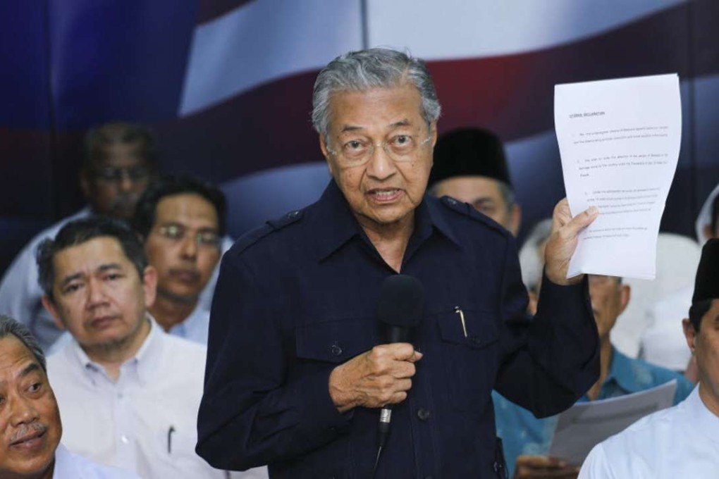 alaysia’s veteran former leader Mahathir Mohamad has teamed up with old foes in the Pakatan Harapan opposition alliance to remove Najib, his one-time protege. Photo: EPA