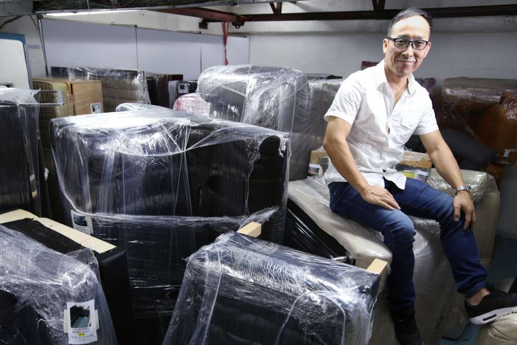 Raymond Ho, founder of Chu Kong Plan, offers his own free labour and helps with collections, deliveries and logistics. Photo: Nora Tam