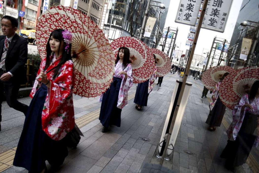 Human Rights Now, a Tokyo-based advocacy group, in March revealed an increase in the number of cases in which women have been forced to appear in pornographic videos after being solicited to become fashion models or TV personalities. Photo: Reuters