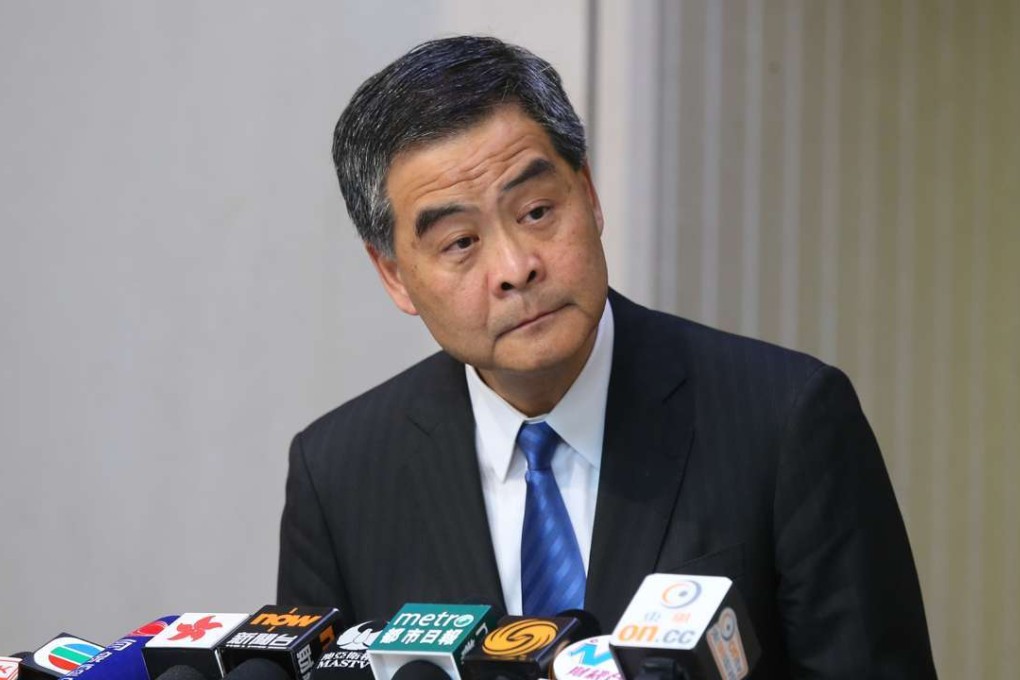 Hong Kong Chief Executive Leung Chun-ying. Photo: Dickson Lee