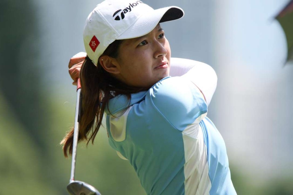 Tiffany Chan Tsz-ching on her way to winning the Hong Kong Ladies Open at Fanling. Photo: Daniel Wong