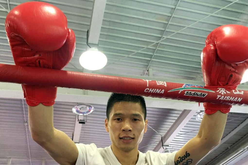 Chinese boxer Lu Bin is keen to emulate compatriot Zou Shiming by winning Olympic gold. Photo: Chan Kin-wa