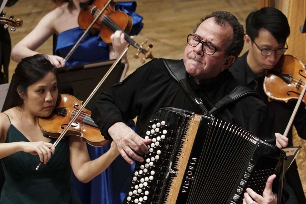 Richard Galliano performs with the City Chamber Orchestra of Hong Kong under the baton of Jean Thorel.