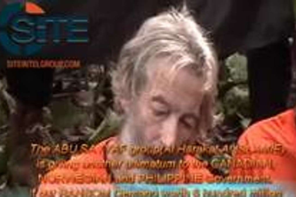 A recent image of Robert Hall from a video where he pleaded for help. Photo: SITE