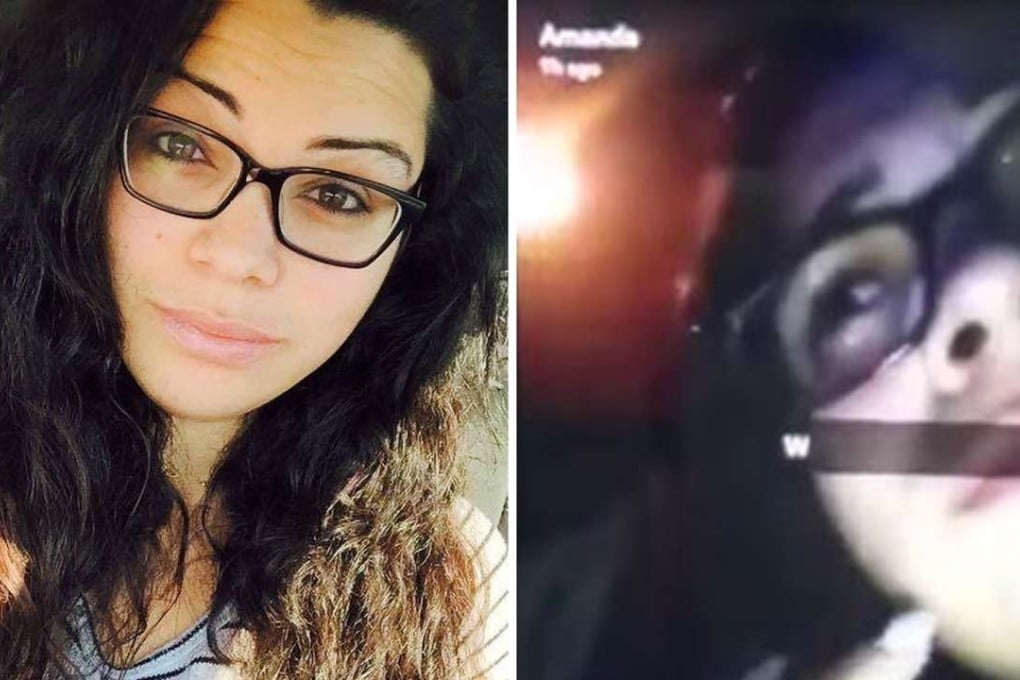 Amanda Alvear is seen (left) in a photo from Facebook, and (right) in a scene from her final Snapchat video, in which the sound of gunfire fills the Pulse nightclub in Orlando early on Sunday, June 12. Alvear was one of the dozens of people killed in the massacre inside the club by Omar Mateen. Photos: AP and Snapchat