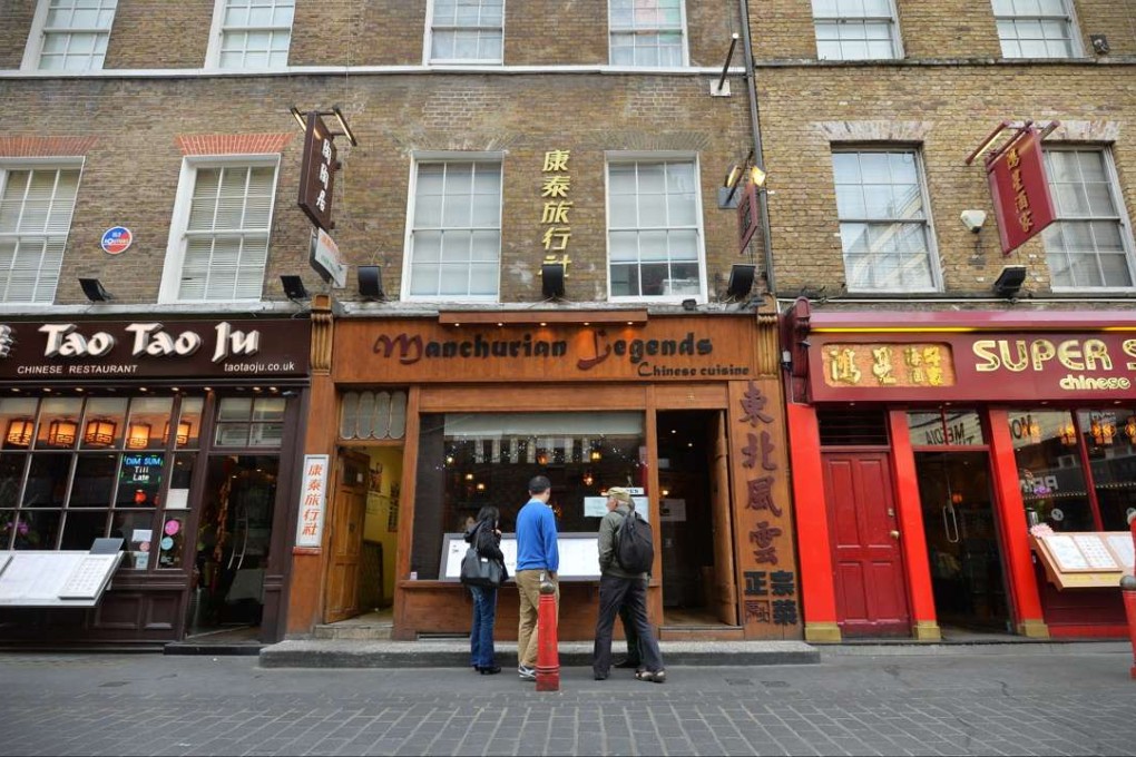 Restaurants in London’s Chinatown.