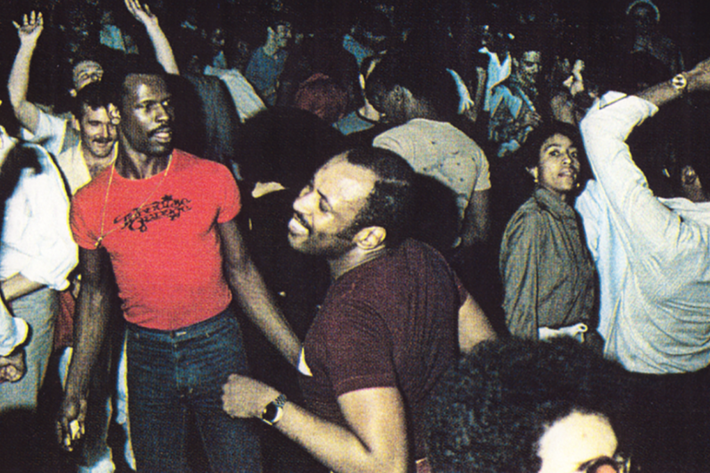 On the floor at the legendary Paradise Garage in the 1980s.