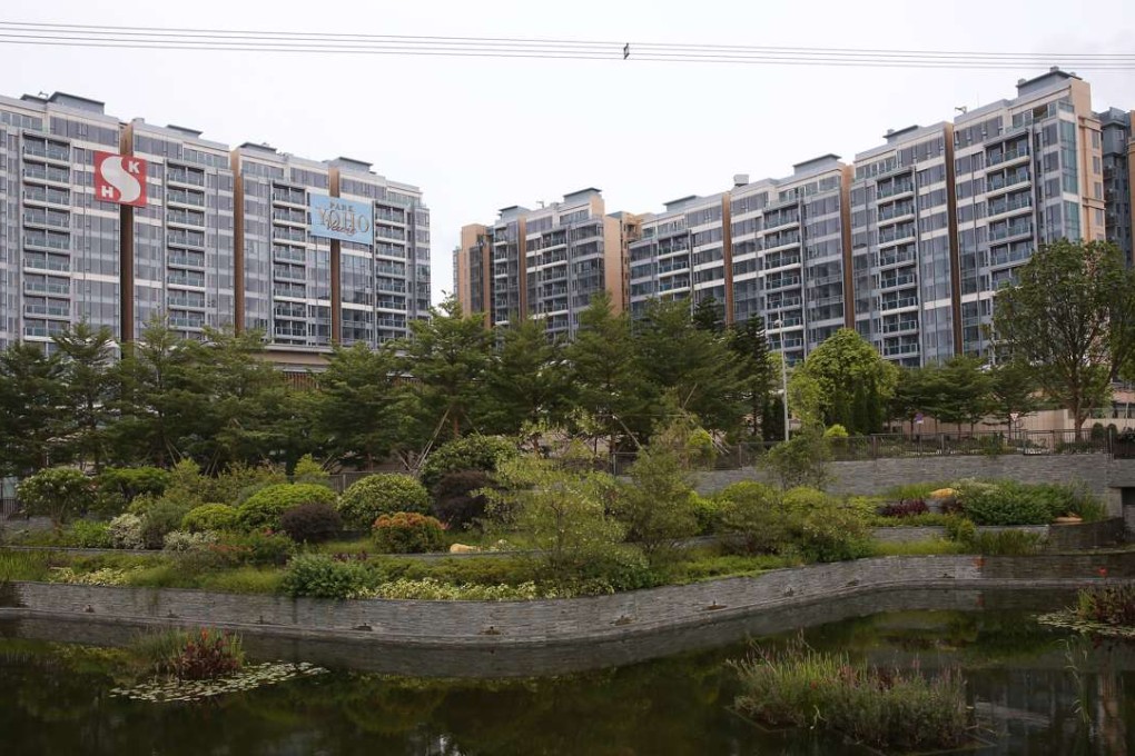 A general view of Park Yoho Venezia at 18 Castle Peak Road, Yuen Long. Photo: Sam Tsang