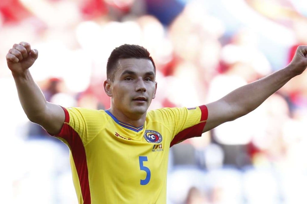 Romania's Ovidiu Hoban reacts after the game REUTERS/Kai Pfaffenbach Livepic