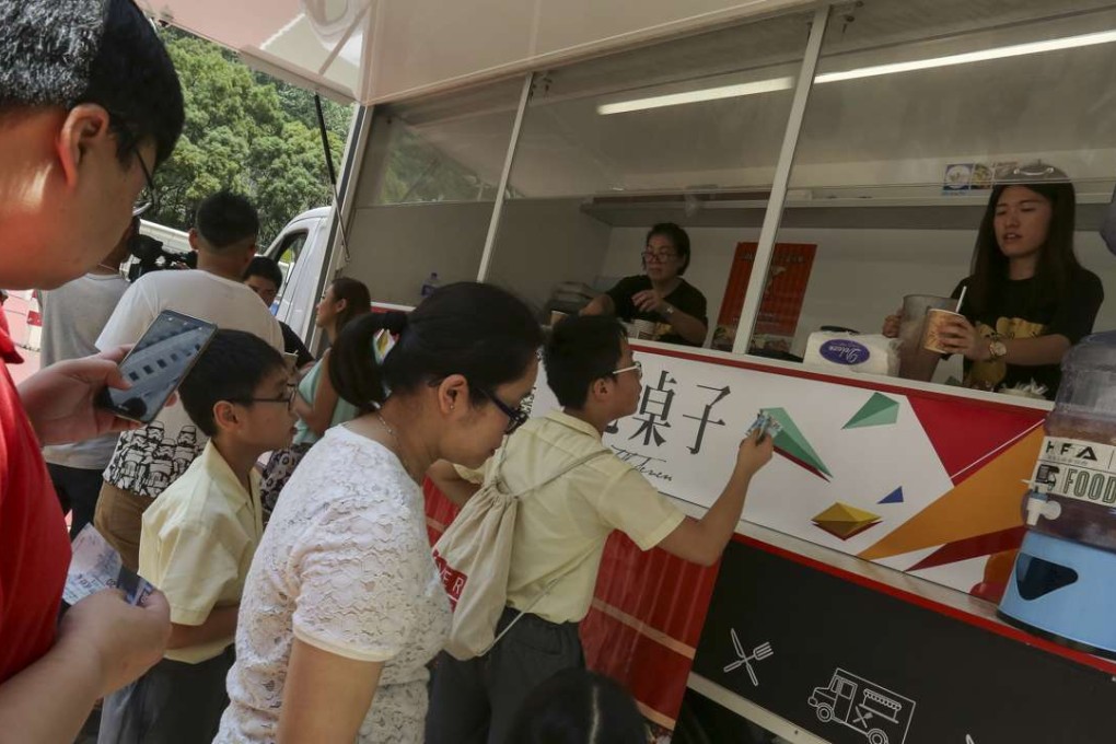 Food truck promotion in Tseung Kwan O. Photo: Jonathan Wong