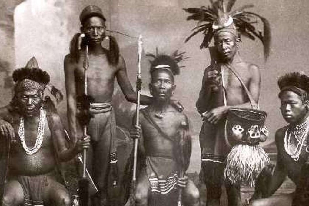 Naga tribespeople, of the sort who ruled the Burmese jungle traversed by the motley survivors of the crash.