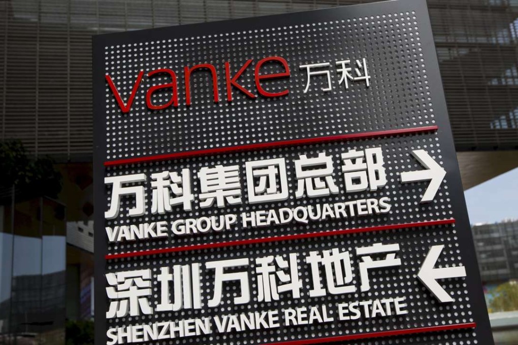 After completion of the transaction, Shenzhen Metro SZMC will become a shareholder holding hold more than 5 per cent of China Vanke’s shares. Photo: Reuters