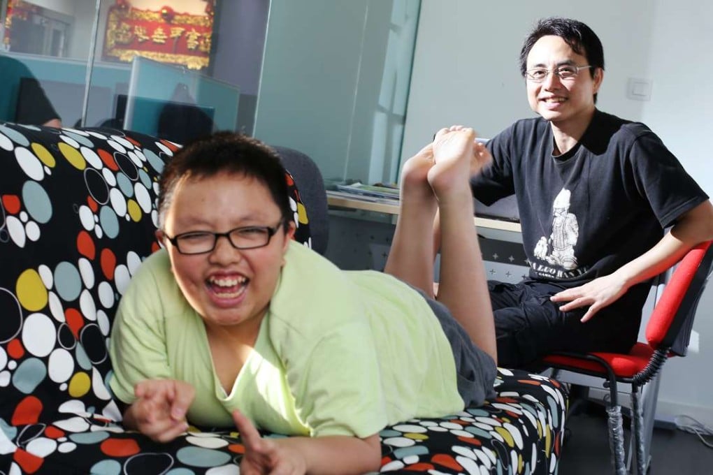 George Yeung’s wife died when his son Leland was three months old. He relied on a foster home to continue working full-time. Photo: Nora Tam