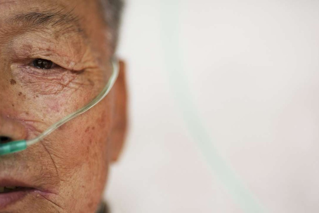 An elderly patient at Yangjia Hospital in Wuyi county in Zhejiang province. Health costs have been rising at a double-digit pace for the past two decades. Photo: Reuters