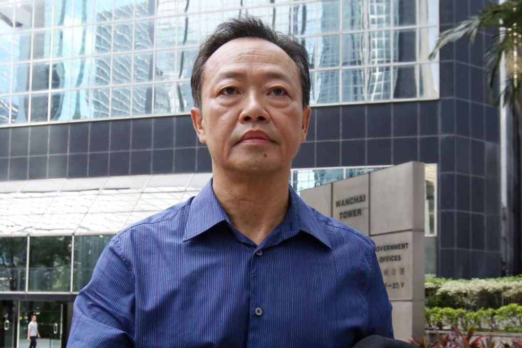 Former Marine Department inspector So Ping-chi outside District Court in Wan Chai on Tuesday. Photo: Nora Tam