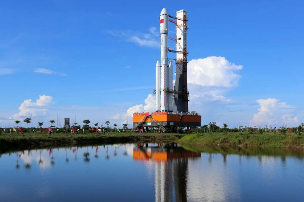 China’s new Long March 7 rocket, which is due to be launched on Saturday. Photo: SCMP Pictures