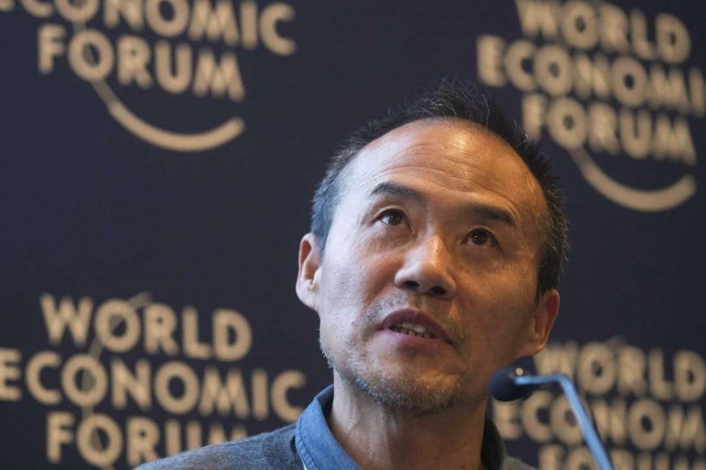 China Vanke Chief Executive Wang Shi speaks at the World Economic Forum in Davos, Switzerland on January 23, 2013. Photo: AP