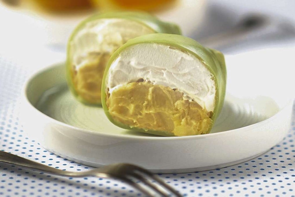 Durian pancakes at Sweetish by Honeymoon Dessert.