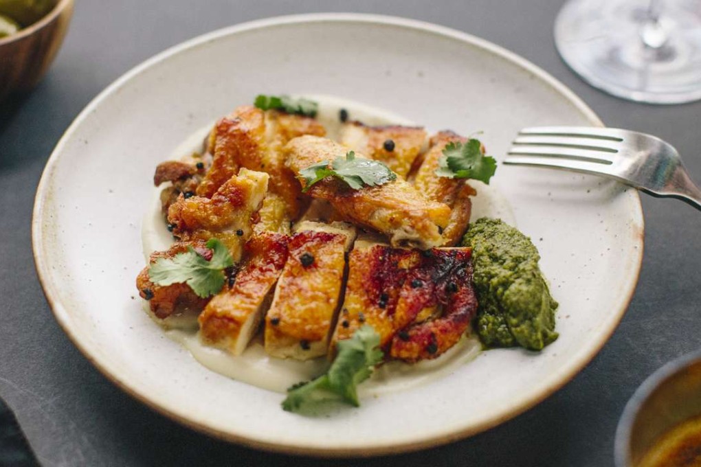 Chicken with cauliflower puree. Photos: courtesy A Side/B Side