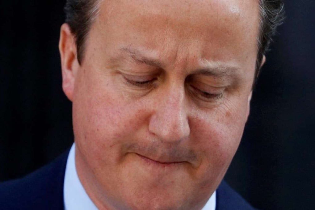 Britain's Prime Minister David Cameron speaks outside Number 10 Downing Street in London. Photo: Reuters
