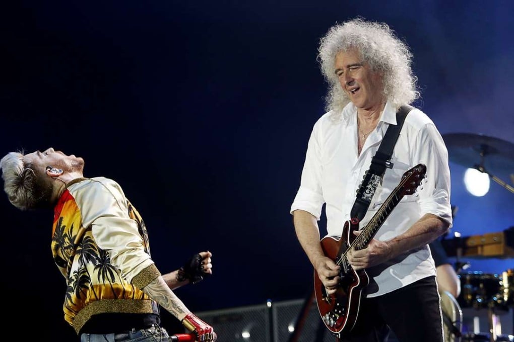 Queen and Adam Lambert in concert in Barcelona.