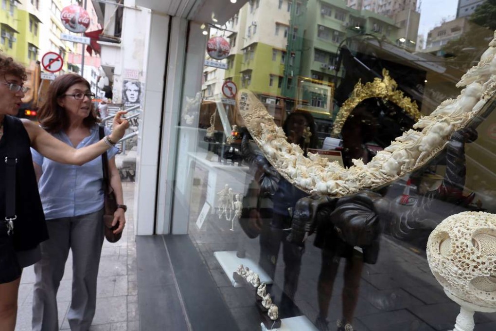 Green group WWF-HK wants all ivory trading to stop in 2018. Photo: Dickson Lee