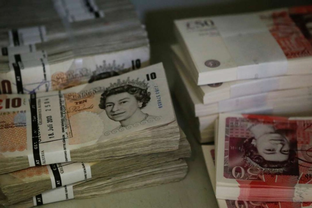 Sterling traded at US$1.3223 at 12.30pm on Friday. Photo: Reuters