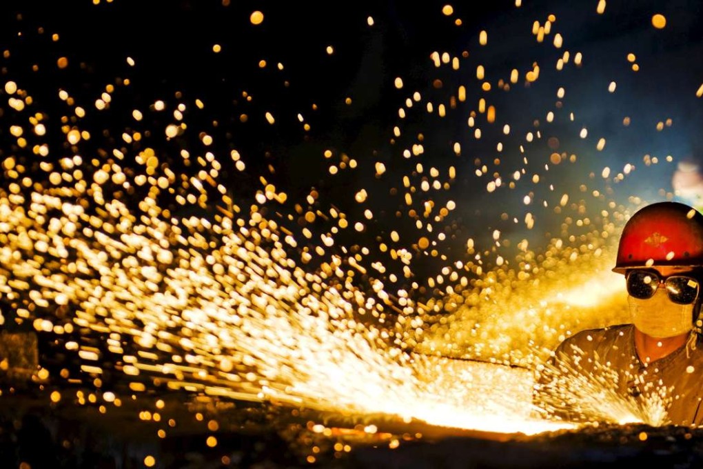 Forging a new future: Companies of all sizes are having to cope with moving away from heavy industry, into more innovative sectors, under China’s “New Normal” model of economic growth. Photo: Reuters