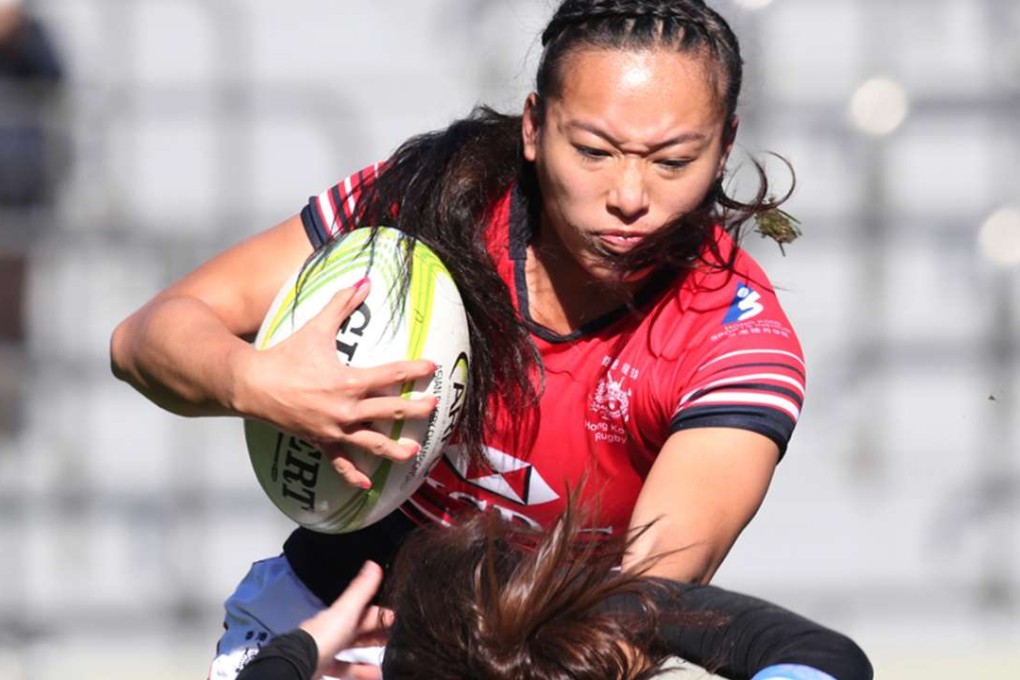 Hard-running Christy Cheng is back from injury to lead the Hong Kong side at the women's Olympic repêchage in Dublin. Photo: HKRU