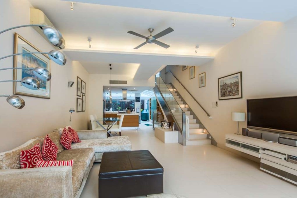 Living room, Consort Rise, PokfulamSpacious living room at No 3 Consort Rise in Pok Fu Lam