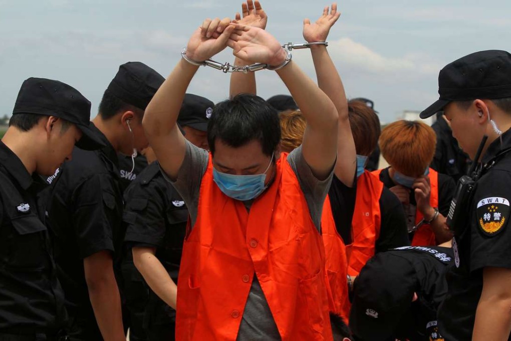When Taiwan complained to Beijing last week about the deportation of 25 of its nationals from Cambodia to the mainland to face telecom fraud charges, China informed the new Tsai administration that the formal cross-straits communication channel had been block since May 20, the day President Tsai Ing-wen was sworn in. Photo: Reuters