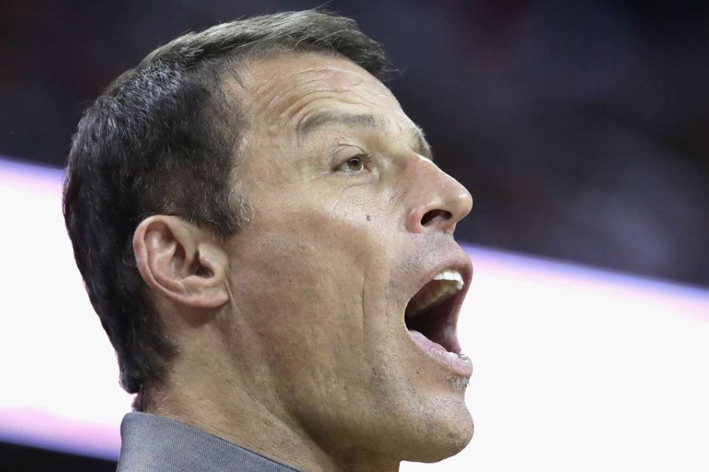 Motivational speaker Anthony Robbins. Photo: AFP