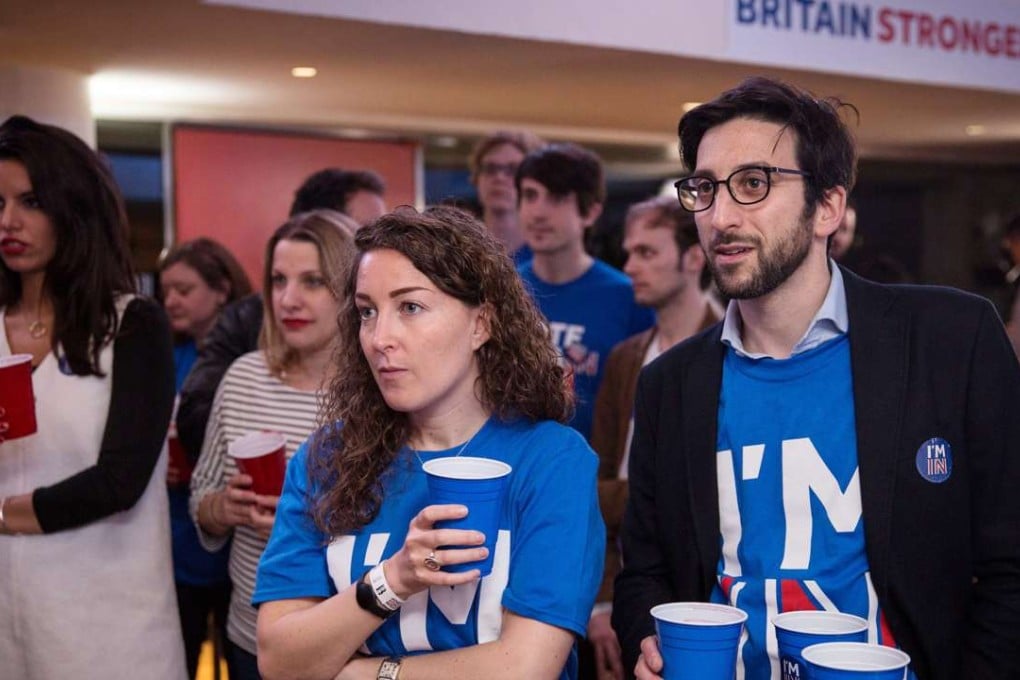 Supporters of the Remain campaign react to results. Photo: EPA
