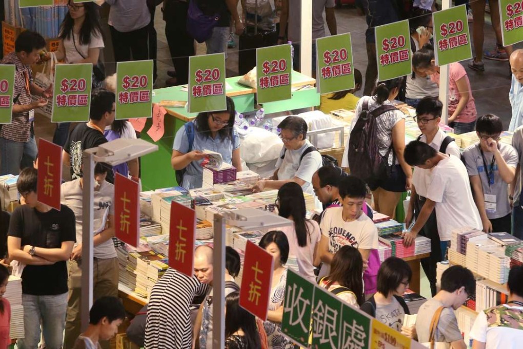 Organisers expect a million visitors to the book fair despite the economic slowdown. Photo: Sam Tsang