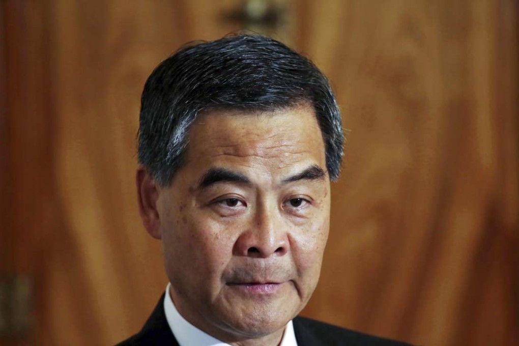 Chief Executive Leung Chun-ying said he would not attend any celebration hosted by civic organisations on that day. Photo: Nora Tam