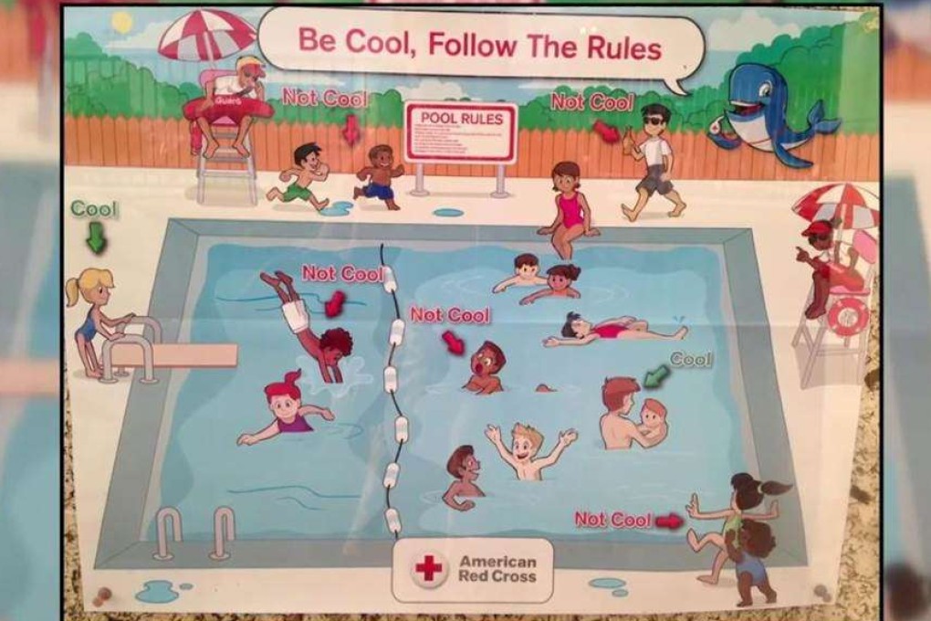 Not cool: US Red Cross apologises for ‘super racist’ pool safety poster