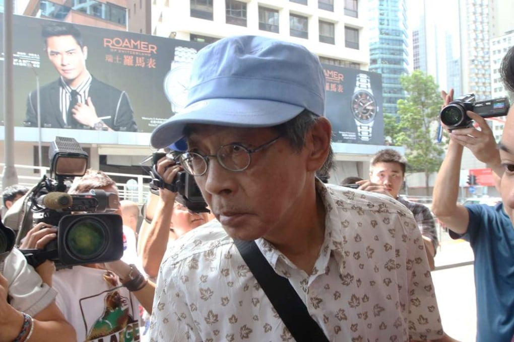 Bookseller Lam Wing-kee reporting to police headquarters in Wan Chai on Monday. Photo: David Wong