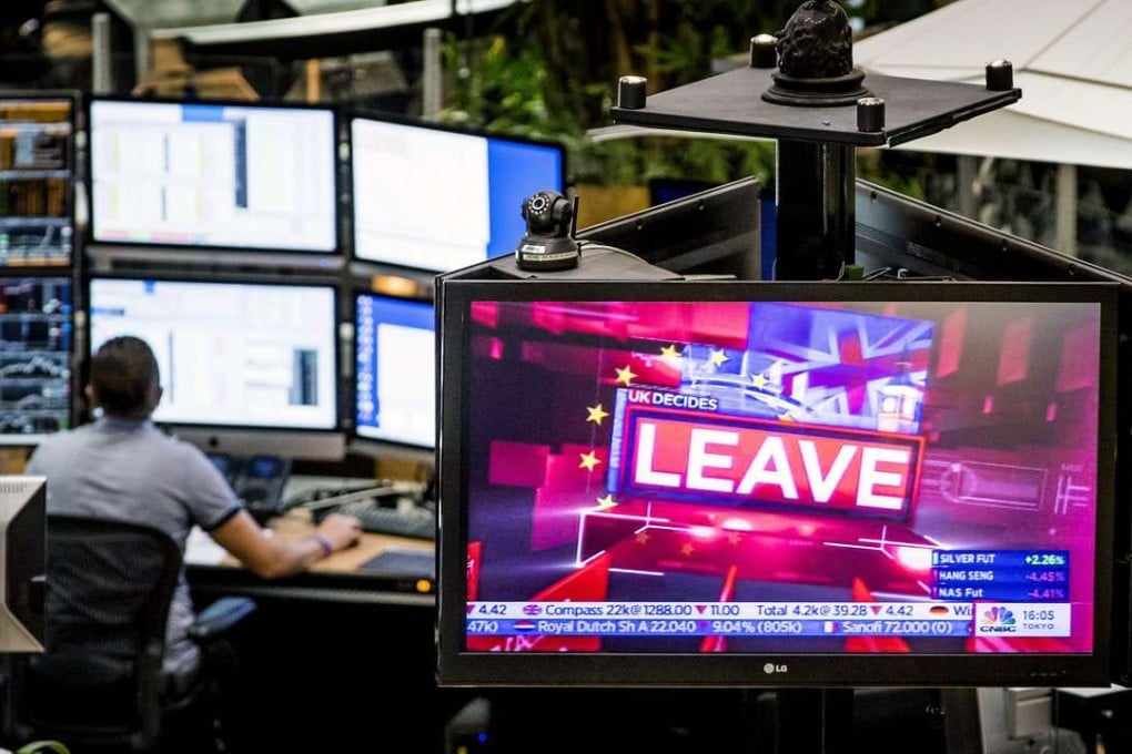 Currency volatility centred in the British pound and euro have emerged as a road block to yuan internationalisation, according BOCHK. Photo: AFP