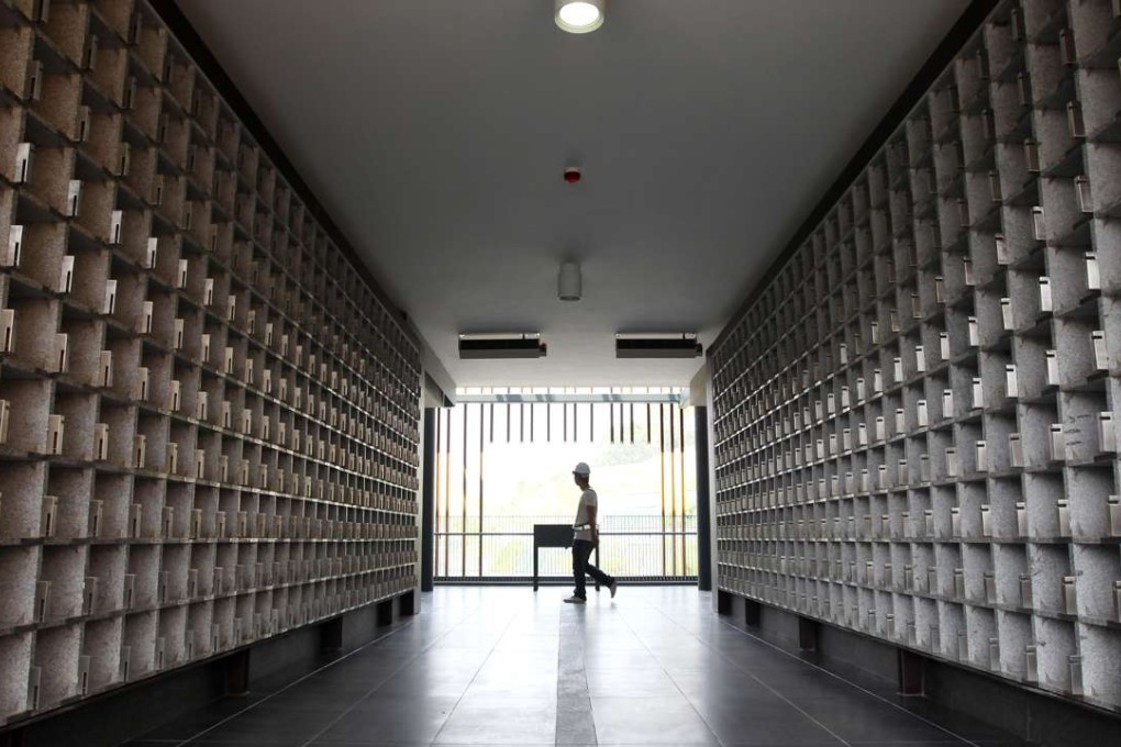 A new columbarium in Wo Hop Shek in the New Territories. Photo: Felix Wong