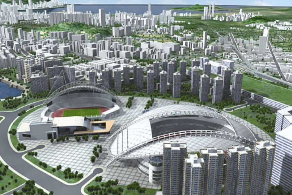 An artist’s impression of the Kai Tak Sports Park.