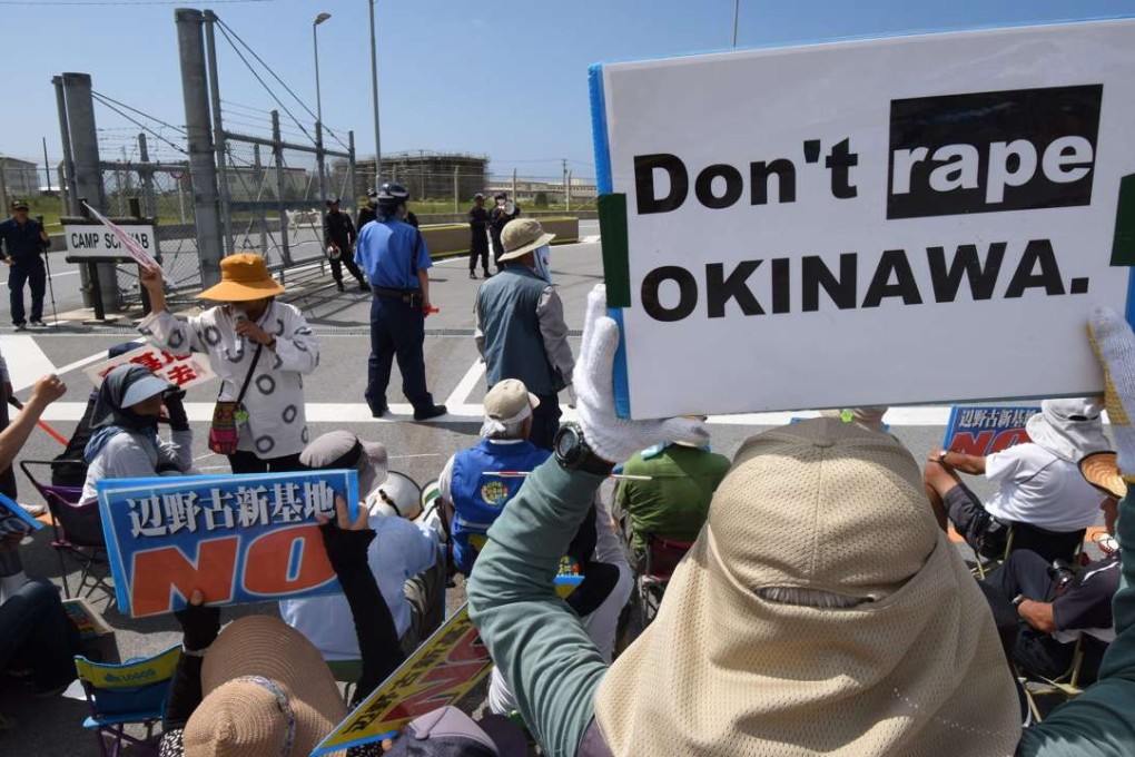 Crimes by US military personnel have long sparked protests in Okinawa. Photo: AFP