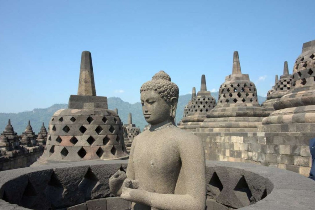 The Red Bull commercial was shot at the 9th-century Borobudur temple in Indonesia ‘without permission from the appropriate authorities’. Photo Corbis